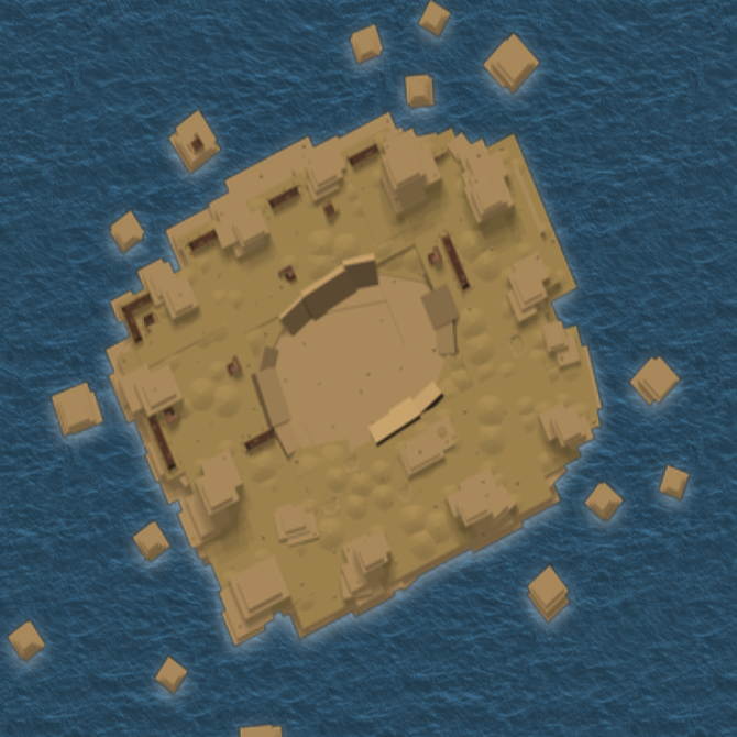 Blasted Rock treasure map